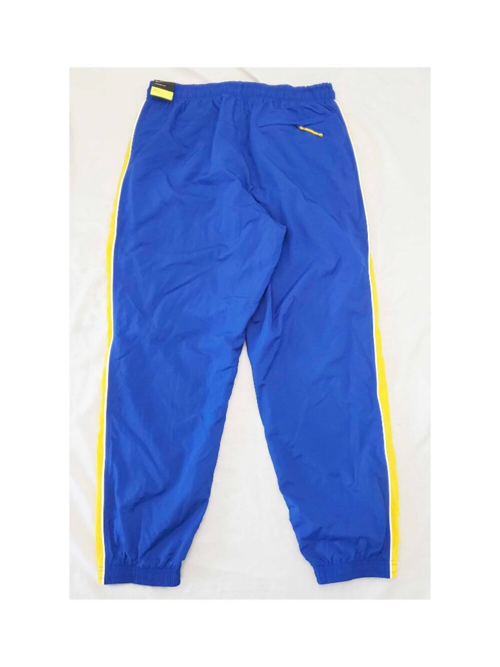 Nike NBA Golden State Warriors Pants Blue Athletic Track Men's XL NWT - Picture 8 of 10